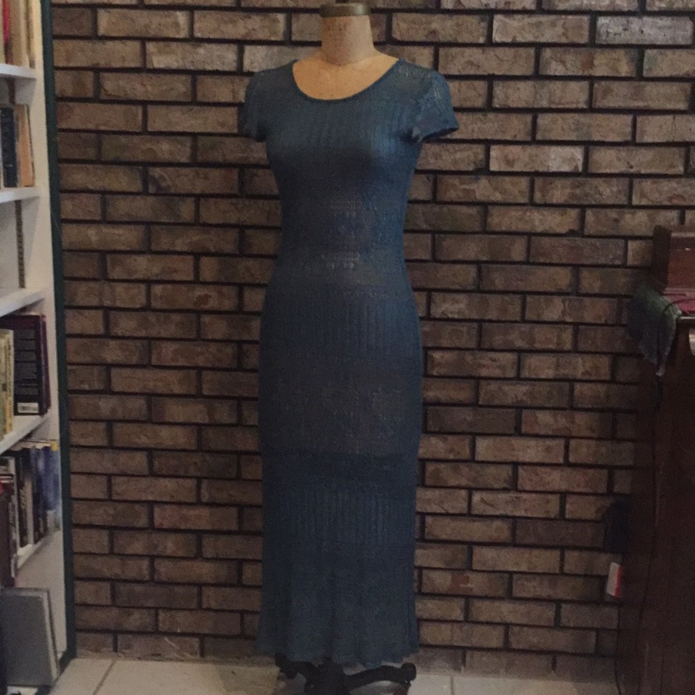 Amazing Vintage Crocheted Maxi